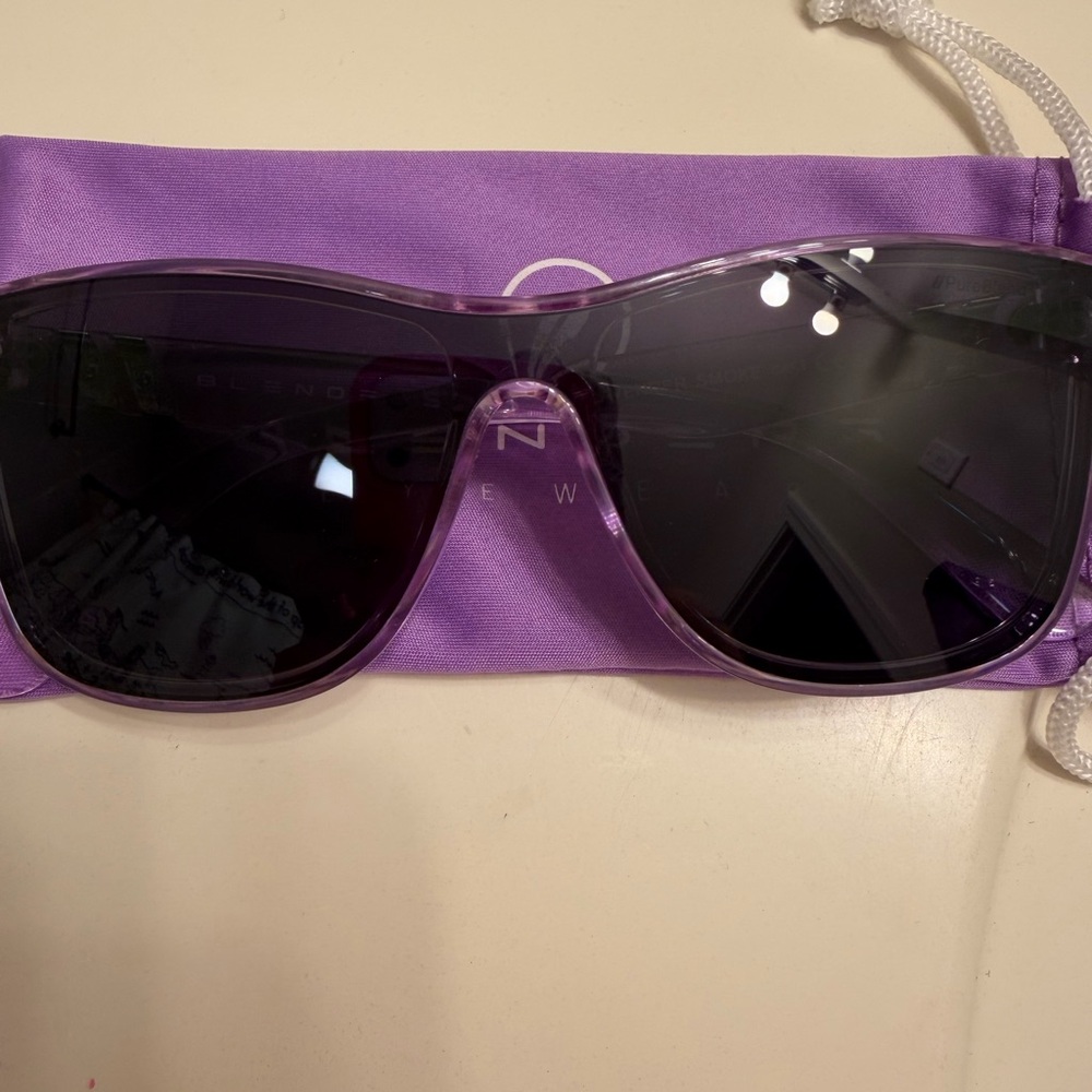Purple Shield Sunglasses for Women